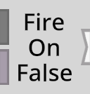 'Fire On False' LogiX node