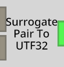 'Surrogate Pair To UTF32' LogiX node