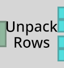 'Unpack Rows Float2x2' LogiX node