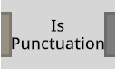 'Is Punctuation' LogiX node